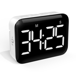 Timer digitale orologio grande pulsante Ultra chiaro 3 dispositivo audio 99 minuti 59 secondi Timer studente - Product Image 1