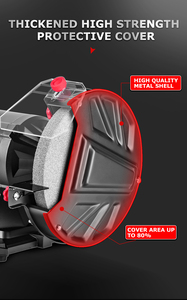 6英寸。工业重型金属加工单速250瓦微型电动台式磨床 - Product Image 6