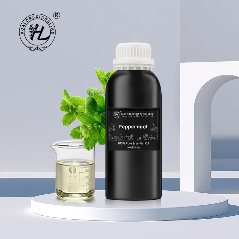 Hl-Pure Mentha Piperita Munt Etherische Olie (Nieuw) Producent, Bulk Biologische Pepermuntolie Voor Haar, Huid, Diffuser | Aromatherapie