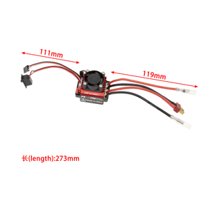 Iki yönlü 60A fırçalı ESC 60AESC ile Fan elektrikli hız kontrol desteği 3S lityum pil HPI HSP RC araba gemi modeli - Product Image 6
