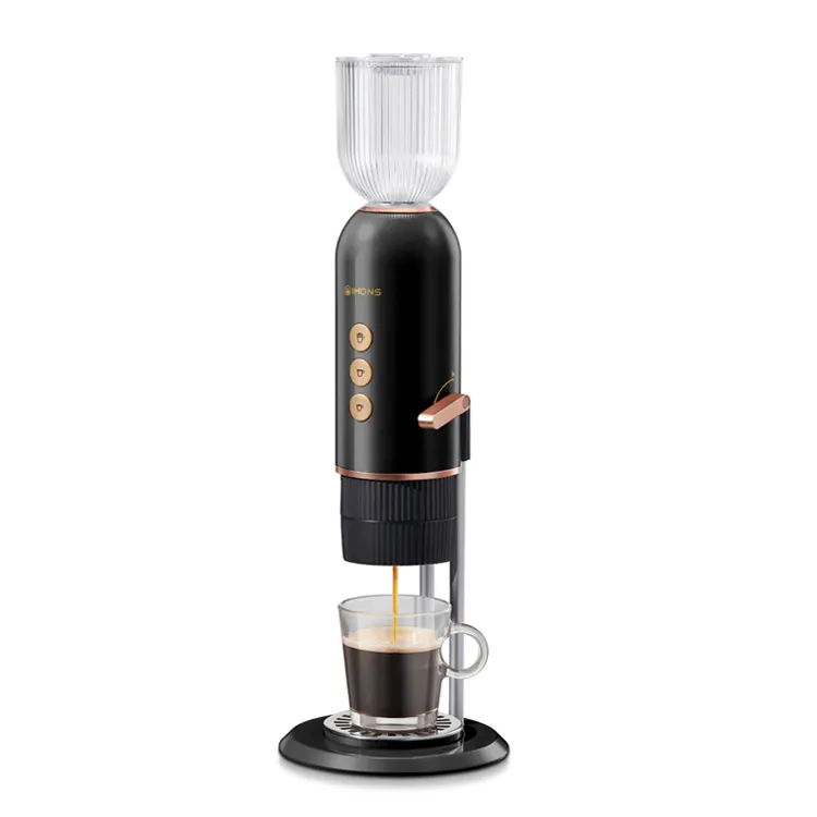 IMONS Mini 4-In-1 hızlı sıcak Espresso makinesi 19bar taşınabilir kahve makinesi Nespresso, dolce Gusto kapsül, çekilmiş kahve, çay