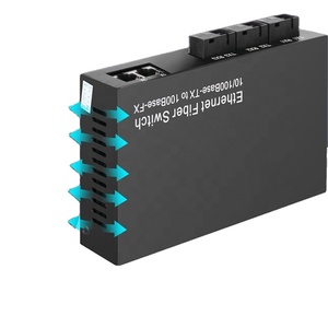10/100mbps 3 fibra 2 RJ45 Ethernet Media Converter SC porte monomodalità fibra ricetrasmettitore Telecom apparecchiature Netlink - Product Image 2