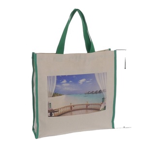 2022 New Designer Customized Printing Logo <strong>Middle</strong> Size Different Color Cotton Canvas Tote Shopping <strong>Bags</strong> - Product Image 2