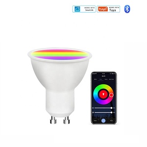 Hot Selling China 5W 9W <strong>10W</strong> <strong>LED</strong> Smart Light Bulbs TUYA-enabled GU10 <strong>E14</strong> E27 with Bluetooth Switch Mode