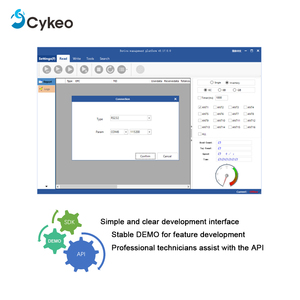 RFID UHF kaydırma kartı ile Cykeo 10 inç ekran Android/<span class=keywords><strong>Windows</strong></span> sistemi 840-960MHz akıllı anahtar kabine yönetmek