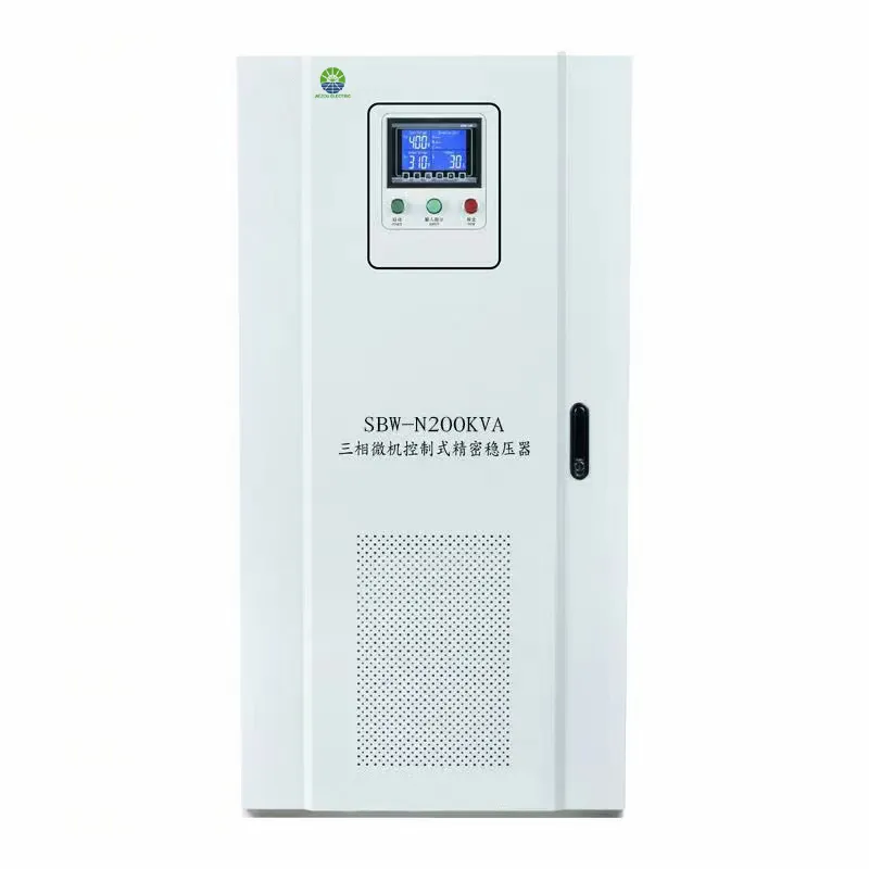 전력 공급 전압 안정제/avr 3 단계 전압 안정제 20kva 30kva 220v 자동적인 전기 전압 자동 귀환 제어 장치 안정화