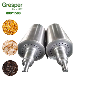 Dövme çelik dökme demir İki rulo değirmen soğuk Mill hane iş ruloları mısır Flaker makinesi için geri rulo - Product Image 1