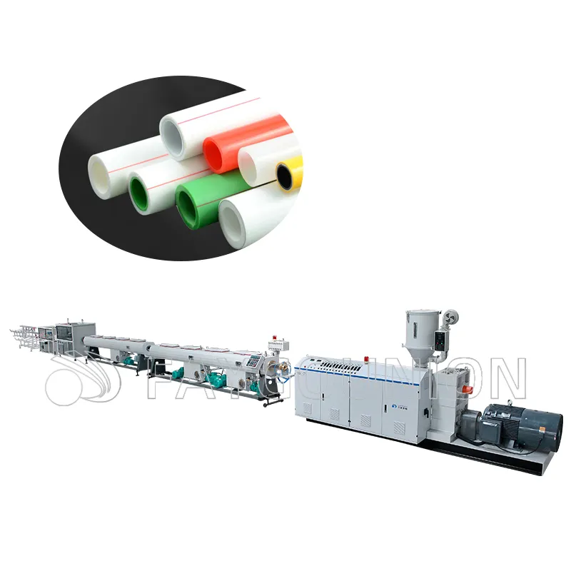 FAYGO UNION Plástico UPVC PVC HDPE PE PPR Conducto eléctrico de agua Máquina de producción de extrusión de tuberías