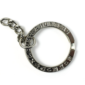 キーホルダーロゴキーリングパンチロゴKey_ringニッケルキーホルダープリントキーリングチェーン - Product Image 4