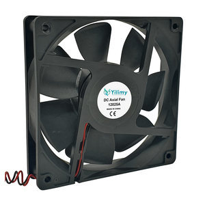12v dc 120 מ "מ זרימת צירית אילם מאוורר אוויר קירור אוויר חם פלסטיק עם אום ו-odm תמיכה