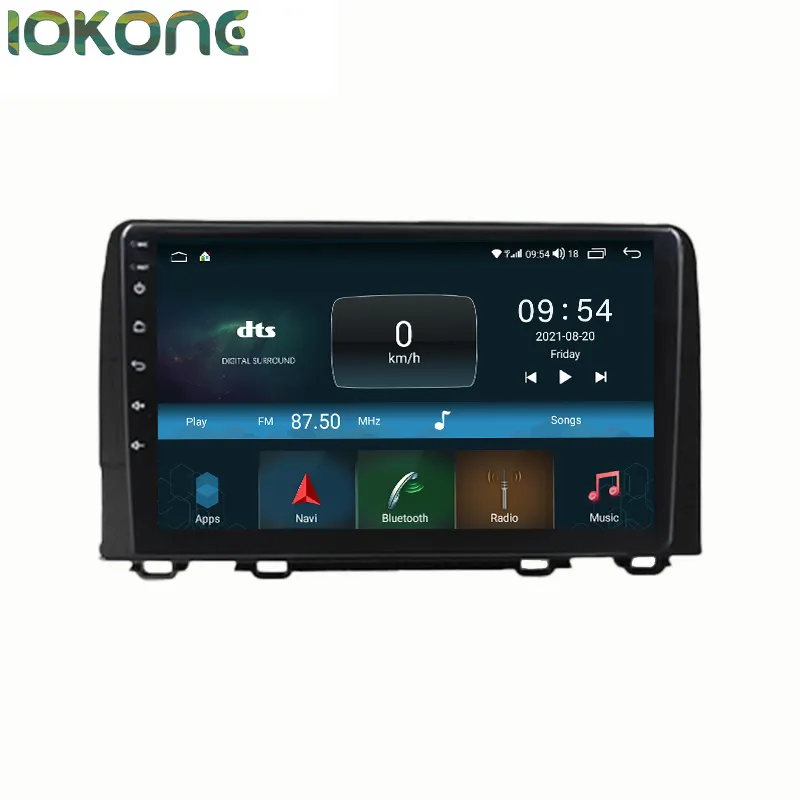 IOKONE TS10 7862 Octa Core 6G 128G 10.1 Inch Android Car Music System Stereo Radio Dvd Player For Honda Cr-V 2017-2019
