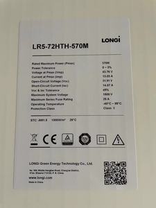 Yarım hücre Bifacial için hi-mo <span class=keywords><strong>7</strong></span> n-tipi için güneş panelleri 570W yüksek verimli <span class=keywords><strong>PV</strong></span> <span class=keywords><strong>PV</strong></span> modülleri - Product Image 5