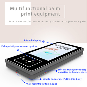 Palm Vene Palm print Erkennung Zugangs kontrolle Anwesenheit terminal mit WiFi 4G SDK TCP IP Sicherheit Biometrischer Palm Venen scanner - Product Image 4