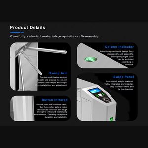 Portone del treppiede della fabbrica di Bosiny con il sistema del biglietto per il tornello del parco di divertimenti con il controllo di accesso del codice di QR - Product Image 3