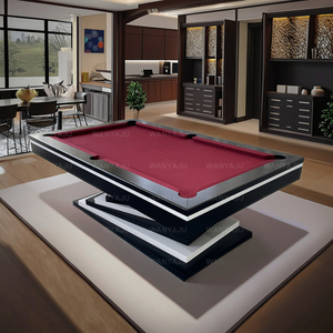 Factory Custom Luxury Billiards <strong>Table</strong> <strong>Function</strong> <strong>Multi</strong> <strong>Game</strong> 8ft 9ft Pool <strong>Table</strong> Oak Modern Dinning and Tennis Top for Modern Home - Product Image 1