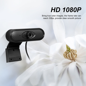 USB 网络摄像头高清 1080P 网络摄像头手动对焦电脑摄像头内置麦克风即插即用笔记本电脑的商务会议 - Product Image 6