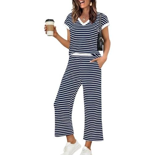 Navy Blue White Stripe
