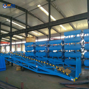 6t 10t 12t 15t <strong>Loading</strong> <strong>Unloading</strong> Adjustable Mobile <strong>Container</strong> Forklift Ramps Shipping Mobile Dock Leveler for Sale - Product Image 2