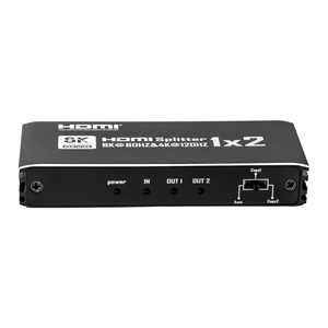 8K <strong>HDMI</strong> <strong>2</strong>-Port <strong>1</strong>-in-<strong>2</strong>-out <strong>Splitter</strong> HDMI2.<strong>1</strong> Video <strong>Splitter</strong> Duplicator with HDCP2.3 for 4 Monitor Display Xbox PS4 Compatibility - Product Image 2