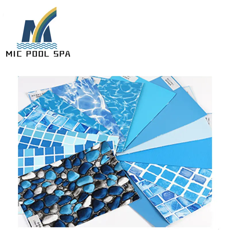 중국 공급 업체 직접 판매 수영장 안티 자외선 PVC 라이너 맞춤형 라이닝