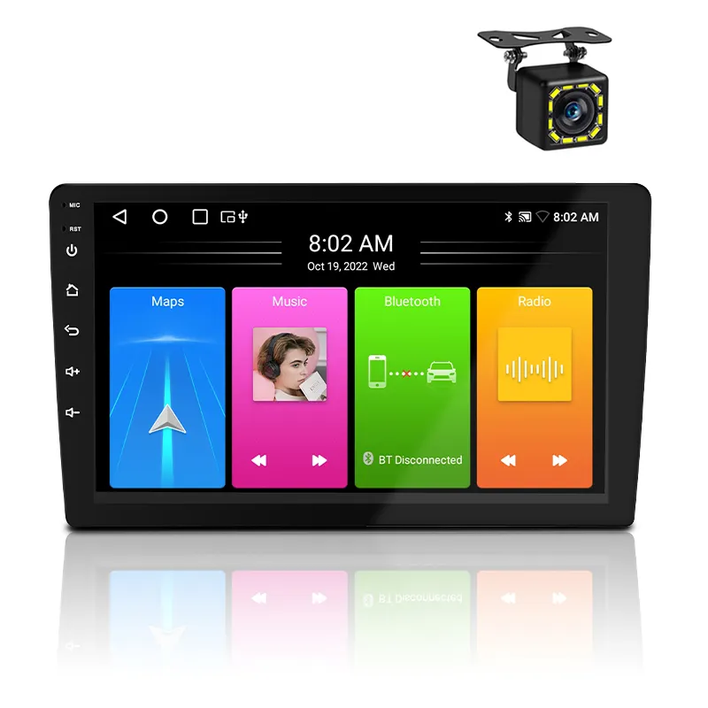 OEM car accessories 9 inch android car stereo dvd player with reverse camera