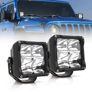 40w 4000lm LED Spot sis işık araç aydınlatma sistemi beyaz renk 9-30v 3535 çip 3.8 inç evrensel araba için Led sürüş lambası - Product Image 1