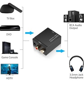 Igital a nalog, 3,5mm, udio, onverter, mplifier - Product Image 3