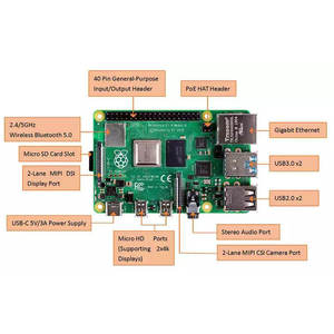 SXT Raspberry Pi 4 modello B,8GB scheda di sviluppo circuiti integrati componenti elettronici IC chip Raspberry Pi 4 modello B