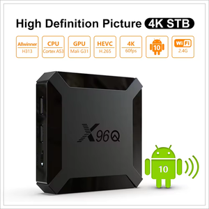 2,4/5G de doble banda WiFi pro Android TV boxes 4K reproductor multimedia de vídeo en línea Android Box settop con BT X96Q - Product Image 6