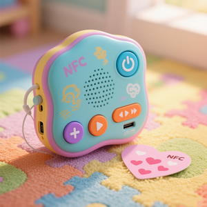 เครื่องเล่นหนังสือเสียง NFC สำหรับเด็กพร้อมเรื่องราวที่ดาวน์โหลดได้ของเล่นเพื่อการศึกษาพร้อมการ์ดนิทานแบบสัมผัสเครื่องเล่นสมาร์ทสำหรับเด็ก - Product Image 2