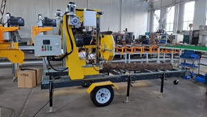Automatic Log Band <strong>Saw</strong> Woodworking Sizing Machine with Length Cutting <strong>Function</strong> - Product Image 6