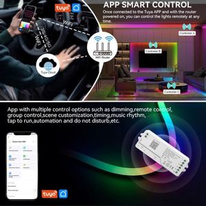 DC5V 24V RGBIC Tuya приложение WIFI светодиодный контроллер для адресуемых RGB пиксельных полосок умный дом - Product Image 5