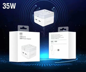 35w Gan Pd çift usb-c Qc3.0 Gan hızlı şarj Usb tip c duvar adaptörü şarj cariphone için Iphone X 12 14 için Apple - Product Image 2