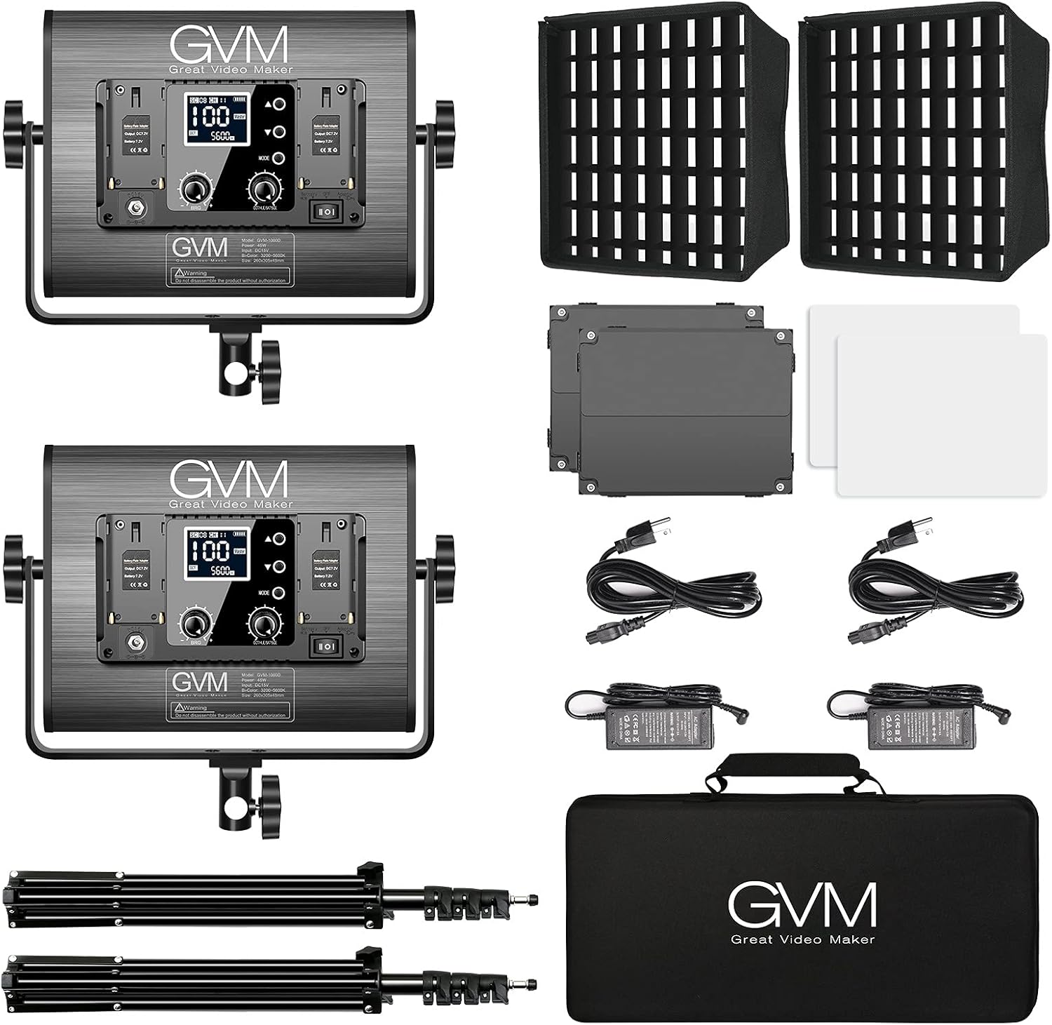 Black-1000D-2 Pcs