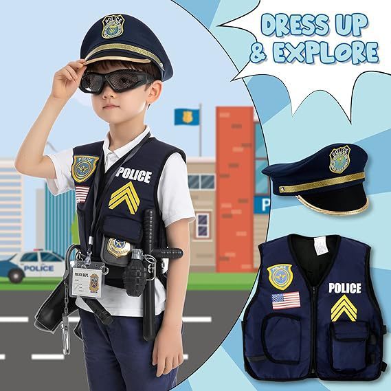 Conjunto de uniforme (chaleco + gorra)