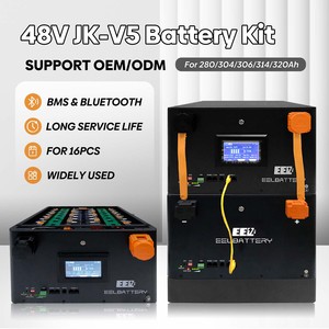 JK BMS V19 /V15バッテリーボックス200A太陽エネルギー貯蔵システムESSケースDIYキット2Aアクティブバランス280 314 Ah LiFePO4セル - Product Image 5