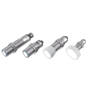 Sensor ultrasónico de salida analógica de interruptor dual NPN + PNP para posicionamiento de brazo de robot distancia de detección de 0,1-2M
