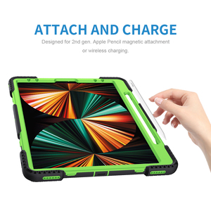 เคสแท็บเล็ตซิลิโคนสำหรับ iPad 12.9 Pro 2022 2021 2020พร้อมช่องเสียบปากกา - Product Image 4
