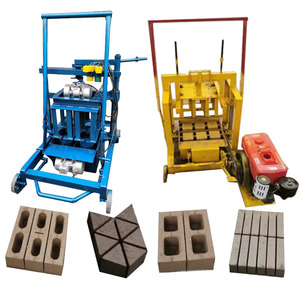 <strong>Interlocking</strong> Stabilized Soil Manual Polystyrene <strong>Blocks</strong> Concrete <strong>Block</strong> Laying Automatic Brick Making Machine Price in India - Product Image 2