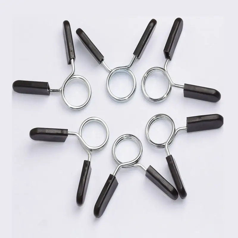 Wholesale gym fitness equipment 25 mm 28 mm 30 mm 50 mm locking steel training weightlifting barbell collars