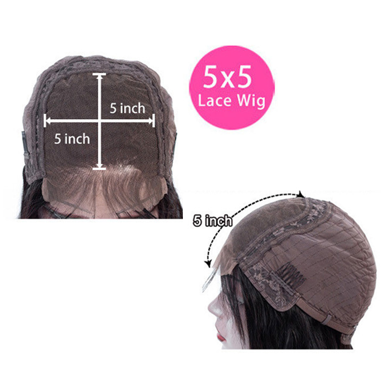 PERRUQUE DE FERMETURE 5X5
