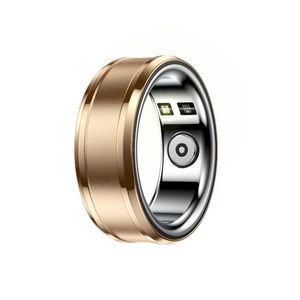 Hot Selling <strong>R3</strong> Smart Ring Stainless Steel Health Monitor <strong>Remote</strong> Heart Rate Blood Oxygen Sleep Exercise Call Tracking Android - Product Image 1