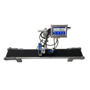 Nastro trasportatore da tavolo con codificatore automatico continuo a getto d'inchiostro, adatto per stampanti a getto d'inchiostro con codice databile - Product Image 1