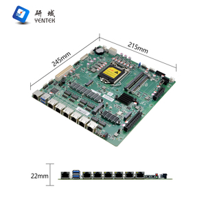 Industrial Motherboard Intel LGA1151 RAM <strong>DDR4</strong> SATA3.0 Win10 Linux PCIE X8 X4 GPIO 6 RJ45 I226V LAN Server Firewall Motherboard - Product Image 2