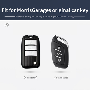 Zinc Alloy Car Remote <strong>Key</strong> Case Cover Holder Shell for <strong>MG</strong> <strong>ZS</strong> EV MG6 EZS HS EHS 2019 2020 Roewe RX5 I6 I5 RX3 RX8 ERX5 Accessories - Product Image 2