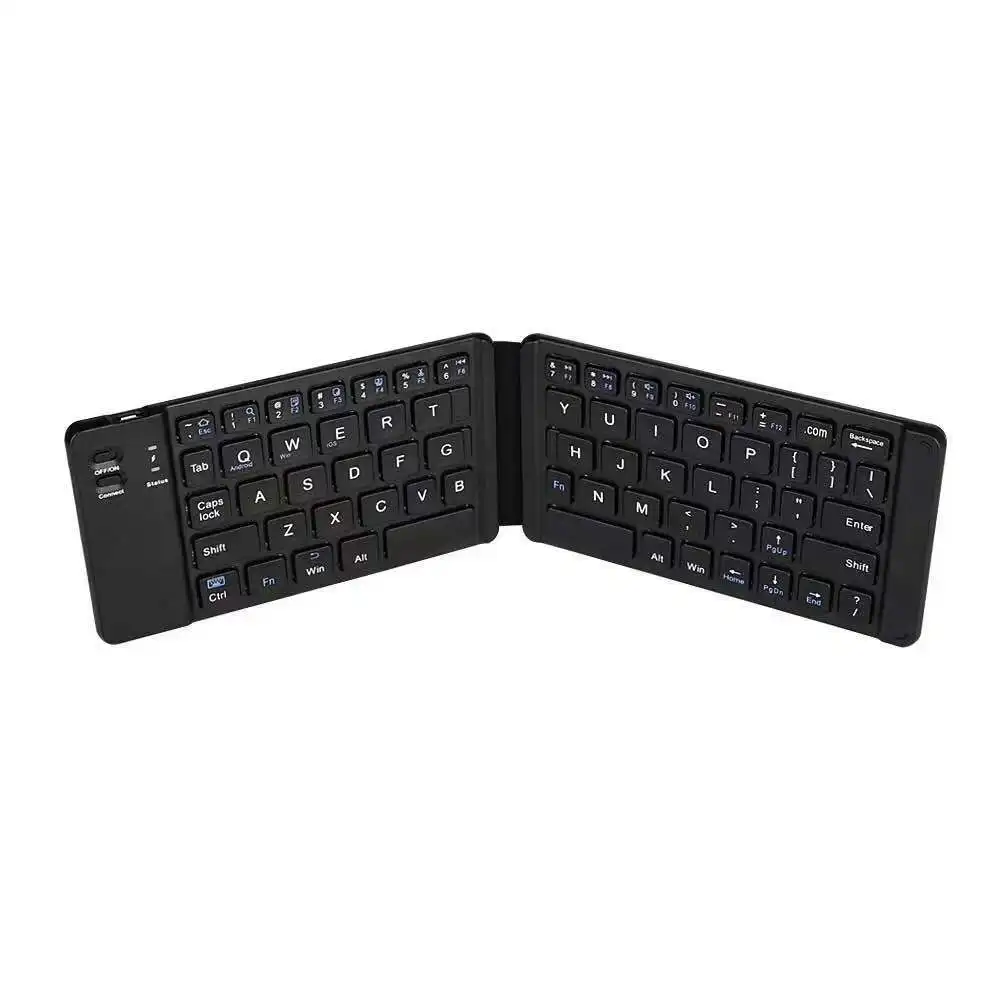 Ultra-mỏng xách tay Bàn phím không dây có thể gập lại bluetooth Bàn phím cho iPad iPhone máy tính bảng điện thoại thông minh máy tính xách tay