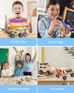 5 Bộ bằng gỗ 3D Câu Đố Mô hình xe Bộ dụng cụ gốc Bộ dụng cụ cho trẻ em Khoa Học Kỹ thuật Đồ chơi Bộ dụng cụ khoa học - Product Image 6