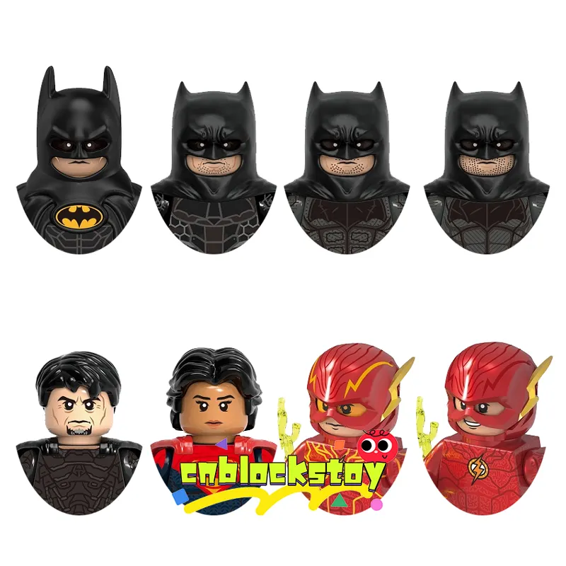 Película superhéroes Liga DE LA JUSTICIA Keaton Ben Bat The Flash General Zod Mini figura de bloques de construcción niños juguete educativo G0123