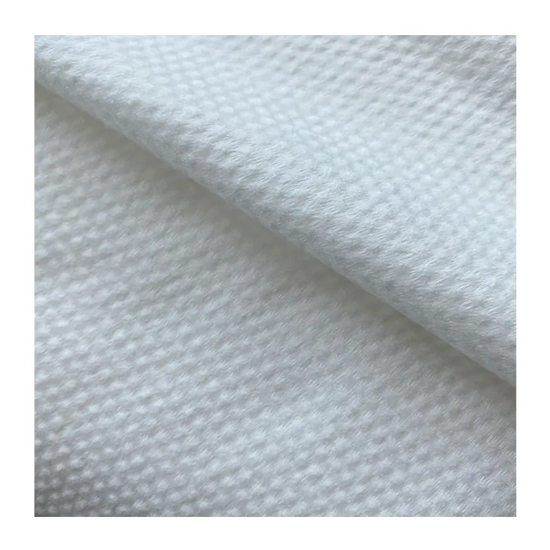 50gsm dot pearl air permeable parallel Spunlace Nonwoven Fabric With 100% polyester