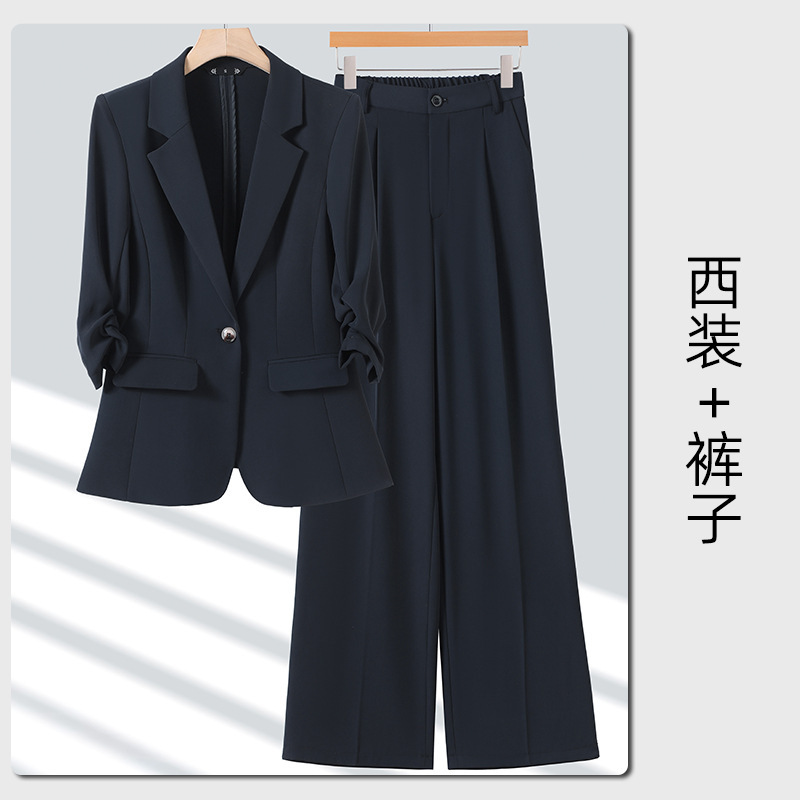 Black suit pants